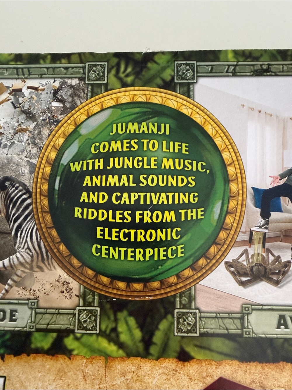 Jumanji Deluxe Board Game - Brown Jungle Edition - 90s Collector Nostalgia Toy - Picture 4 of 15